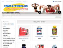 Tablet Screenshot of muscle-et-proteine.com